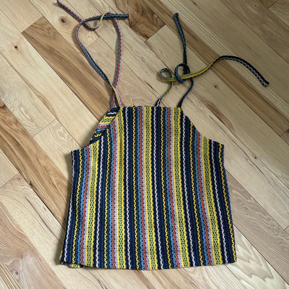 Colorful tank texture &thread Madewell
